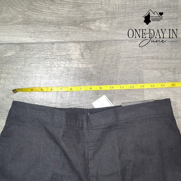 Alfred Dunner Petite Classic Fit Proportioned Short Pull On Pants Size 14P - Picture 3 of 6